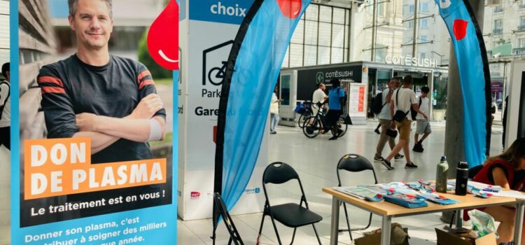 Action de sensibilisation à Gare du Nord