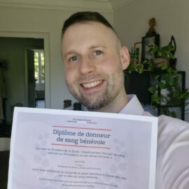 Diplôme de donneur de sang bénévole Diplôme de donneur de sang bénévole